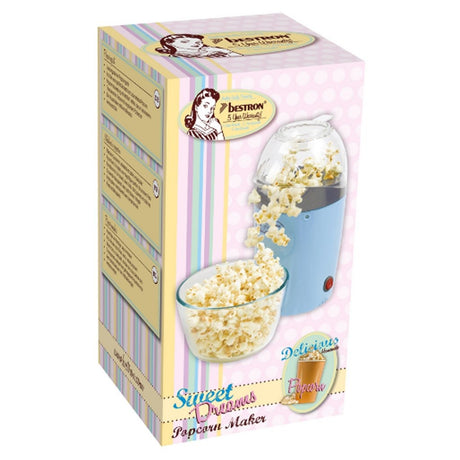 Bestron apc1007 popcornmaskine 1200w blå