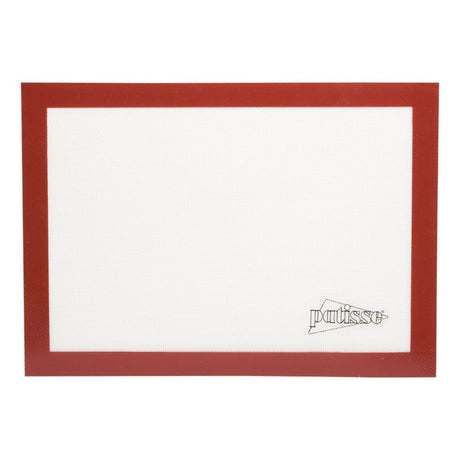 Patisse silikone bagemåtte 52x32 cm rød hvid