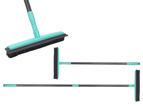 Gummikost med teleskopskaft 80-130cm