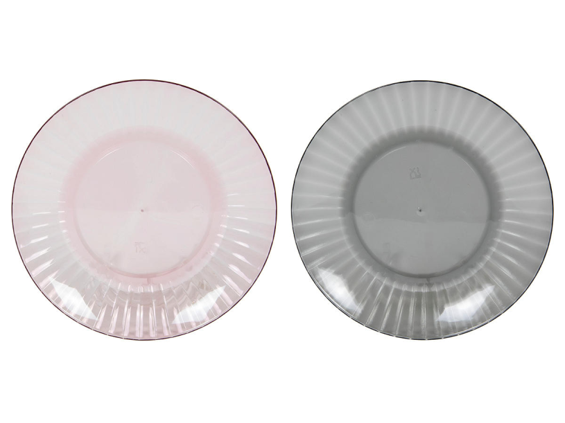 Servies line bord 20cm assorti