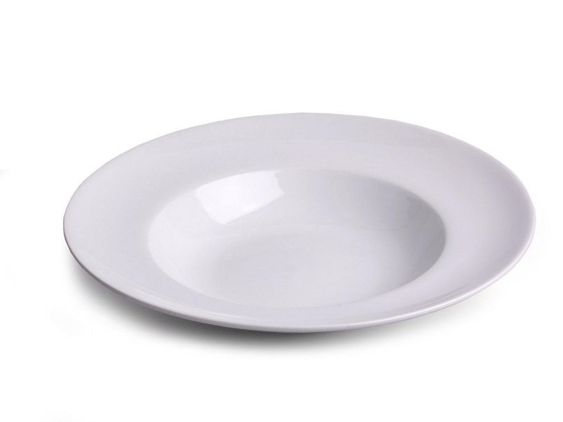 Pastabord porselein wit 27cm