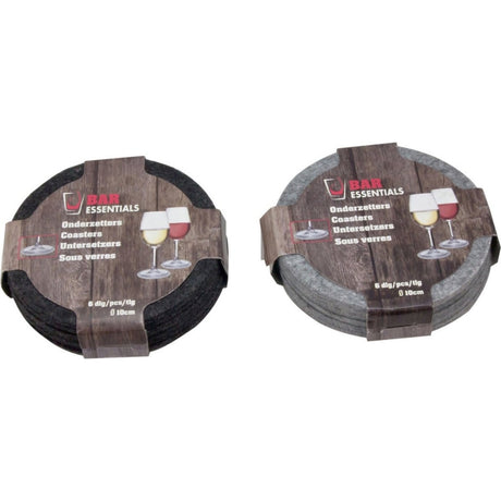 Bar essentials filtunderlag 10 cm 6 stk