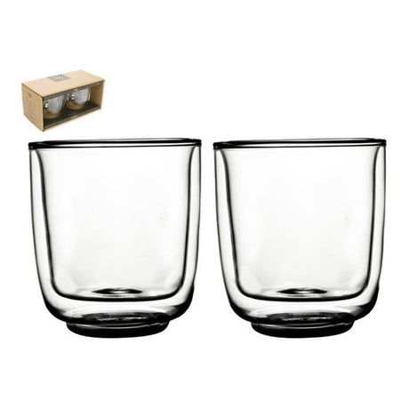 Gusta fika dubbelwandig glas 250ml sæt 2 stk