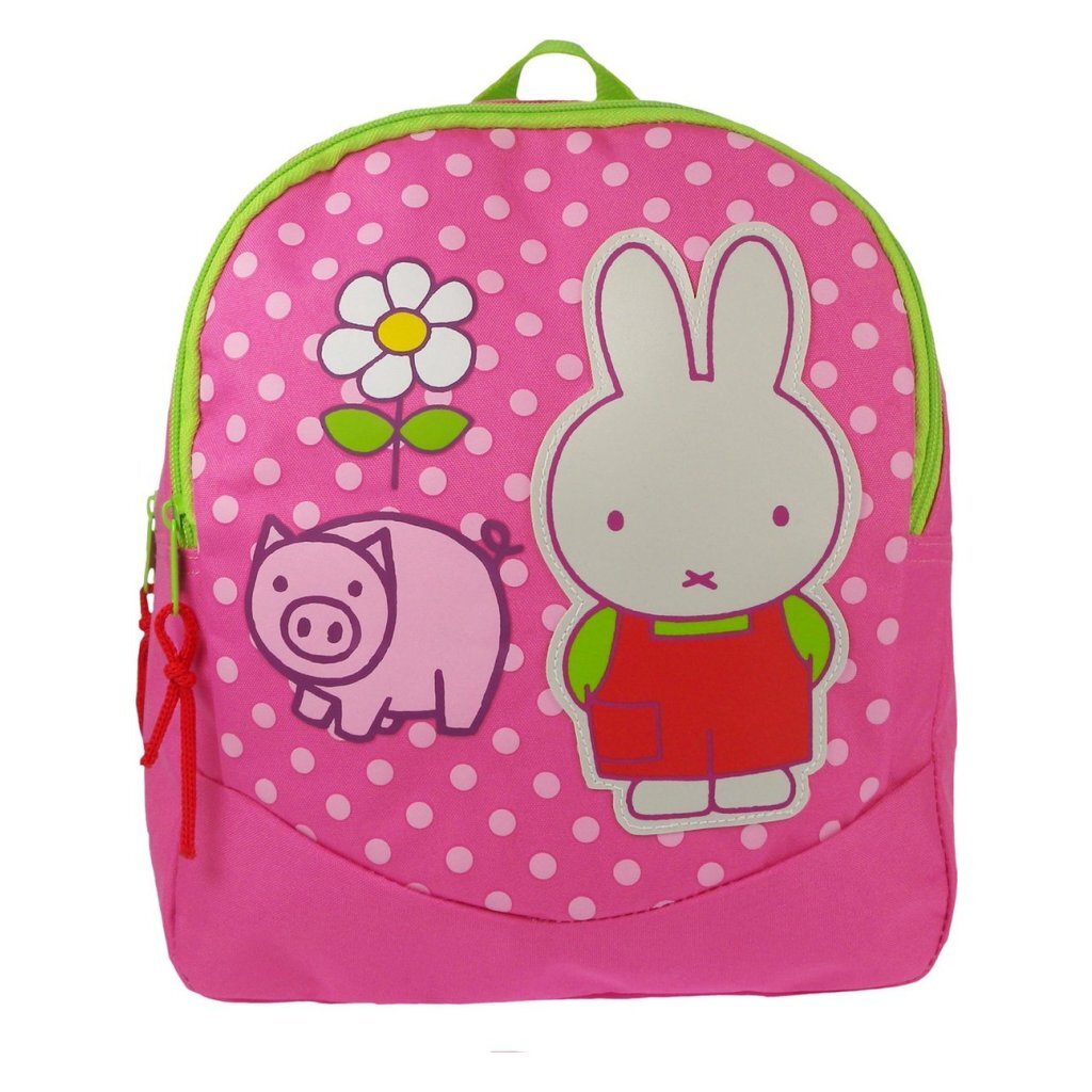 Miffy rygsæk pink grøn