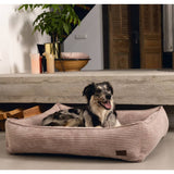 Designet af Lotte designet af Lotte Dog Basket Ribbed 65x60x20 cm lyserød