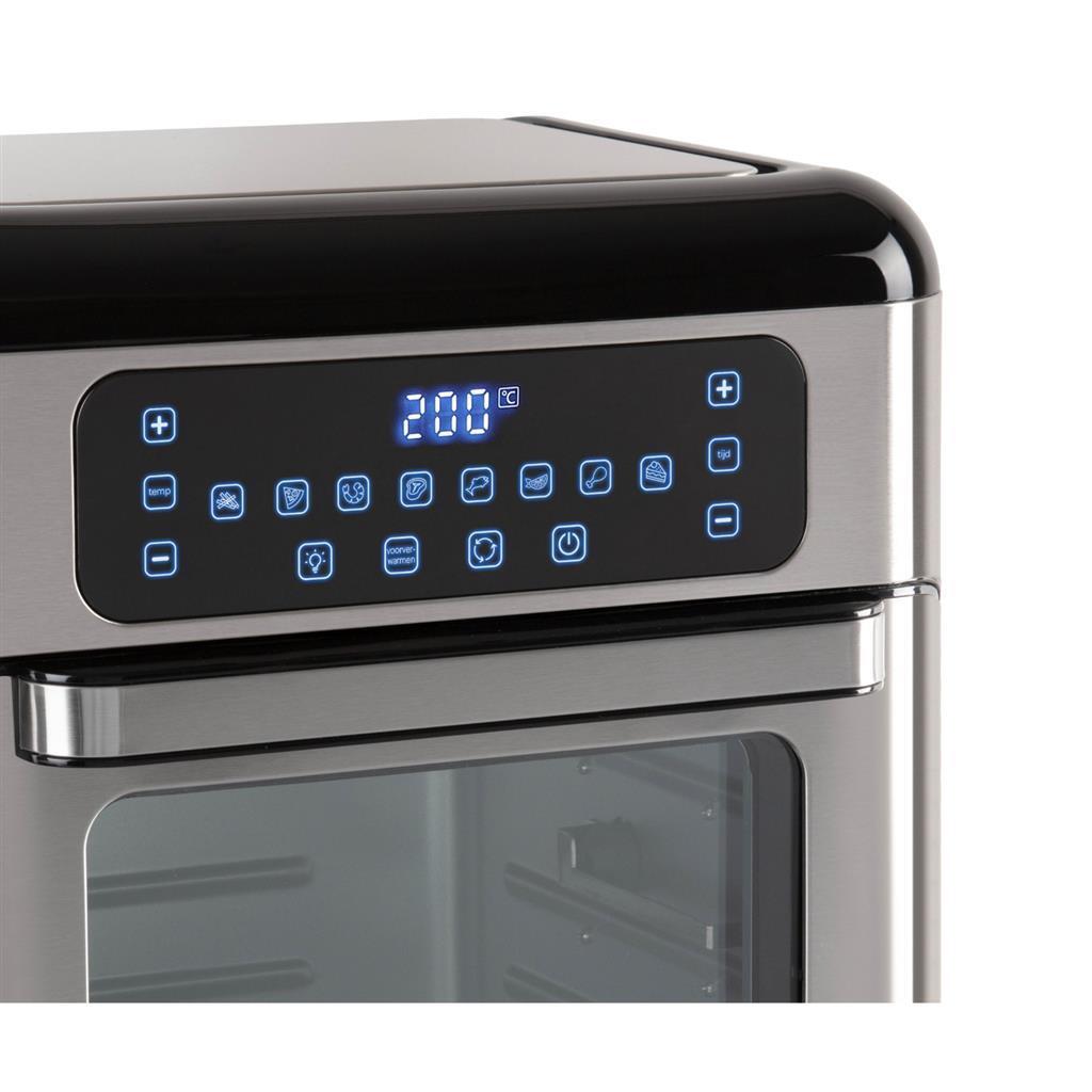 Inventum gf1200hld miniovn 12l 1500w sort rustfrit stål