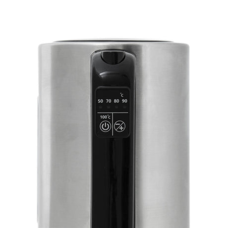 Inventum hw817d ledningsfri elkedel 2200w 1,7l rustfrit stål sort