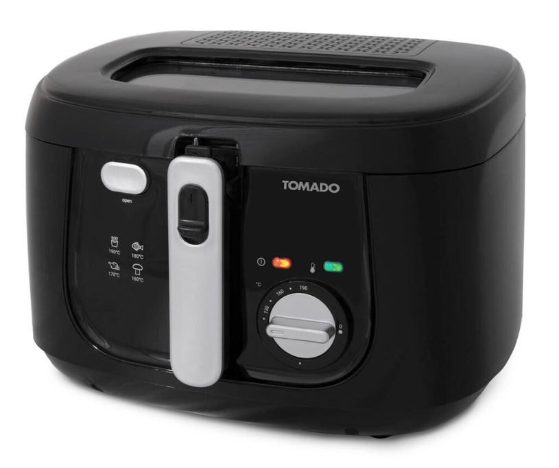Tomado tdf2501b friteuse 2,5l koele wand - zwart