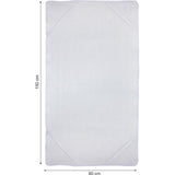 Tomado teb1500w elektrisk tæppe 150x80 cm hvid