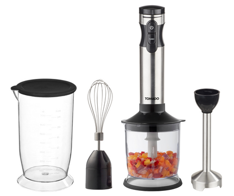 Tomado stavblender sæt rustfrit stål sort 1000w