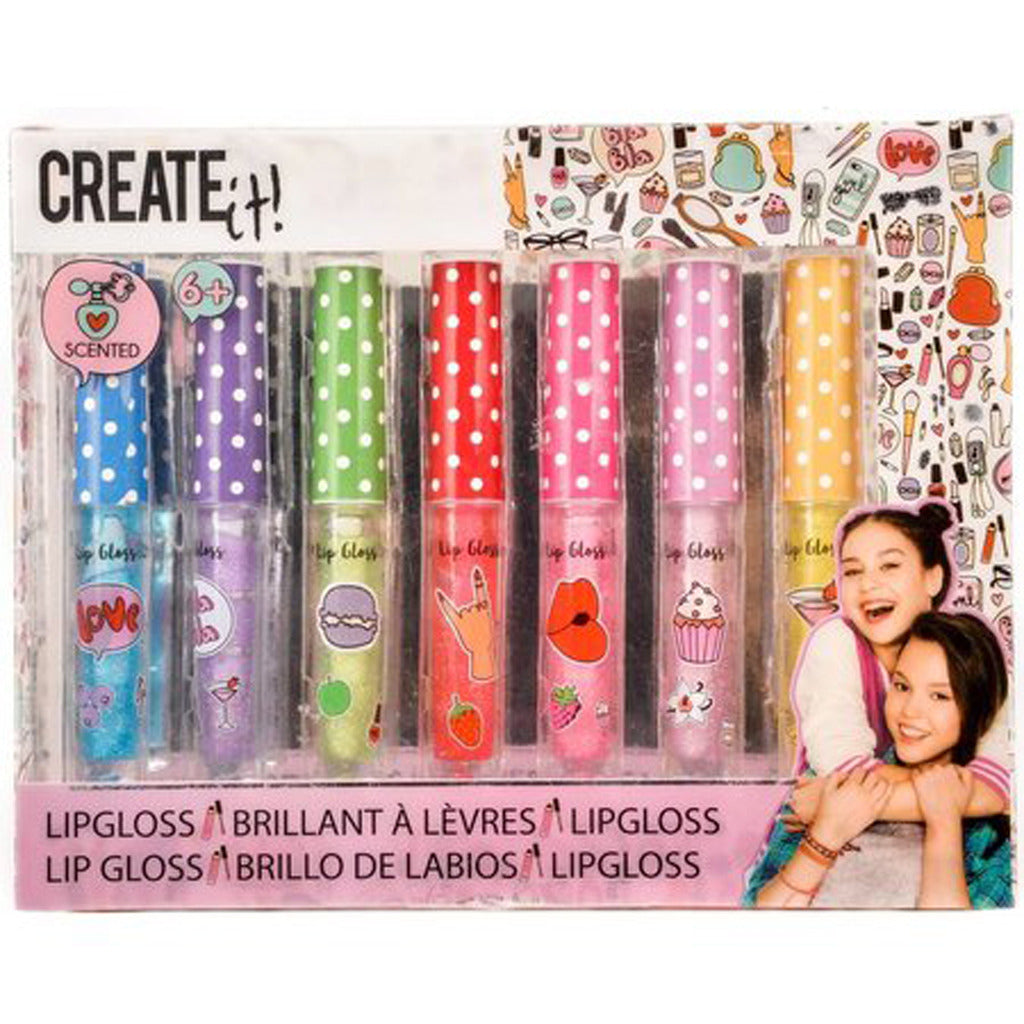 Opret det! Skønhed Lipgloss Fragrance Glitter, 7 ..