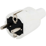 Scanpart stik med ra, PVC hvid