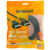 Scanpart HDMI kabel 3 m orange sort