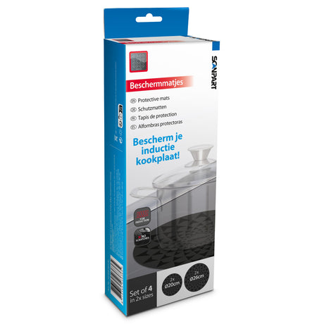 Scanpart speed induktionsmåttesæt 2x20 2x26 cm sort