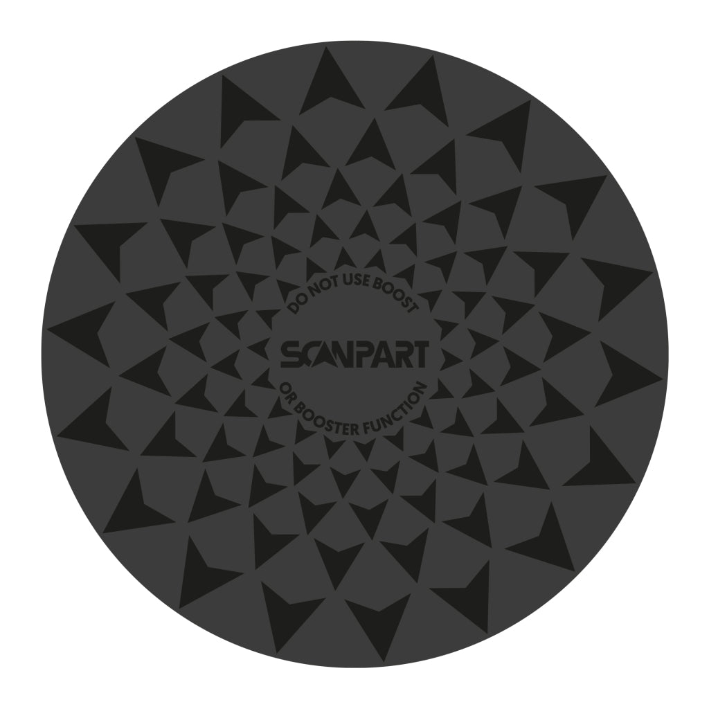 Scanpart speed induktionsmåttesæt 2x20 2x26 cm sort