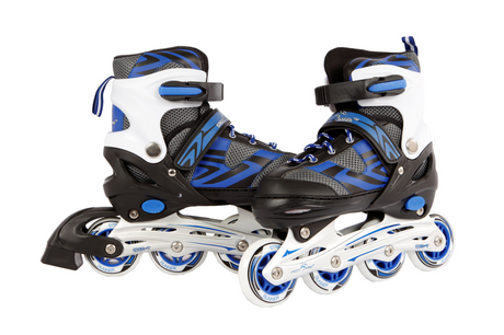 Street rider inline skates semi-bløde støvle blå sort str. 29-32