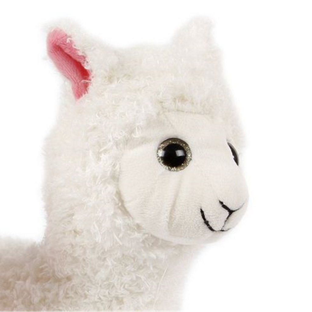 Basic alpaca krammetøj 24 cm hvid