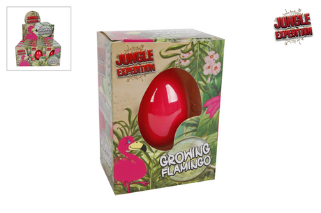 Jungle ekspedition ej med voksende flamingo
