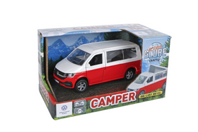 Kids globe vw transporter camper pull back 13,5cm