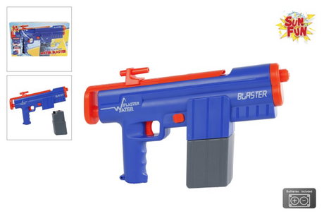 Sun Fun Fun Water Gun Electric Blue Orange, 34,5 cm