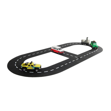 Kids globe bilbane vejdelingspuslespil 18-delt 307,5 cm