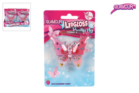 Glamour lipgloss vlinder assorti in dusplay