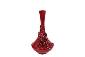Vaas suus s rood metaal 19x19x34cm