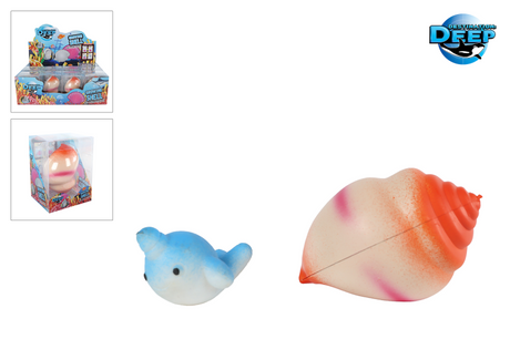 Destination dyb shell med voksende havdyr
