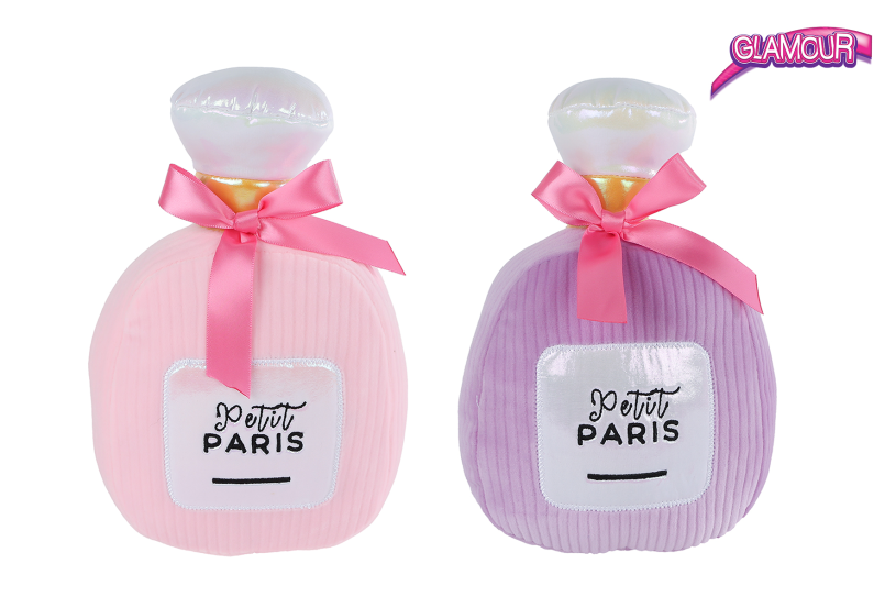 Glamour van manen krammetøj parfume flaske legetøj 22cm.