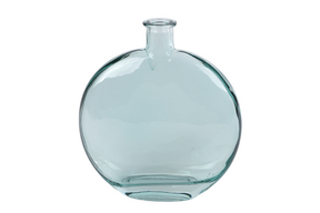 Vaas sylke l plat helder glas 16,5x5x19cm
