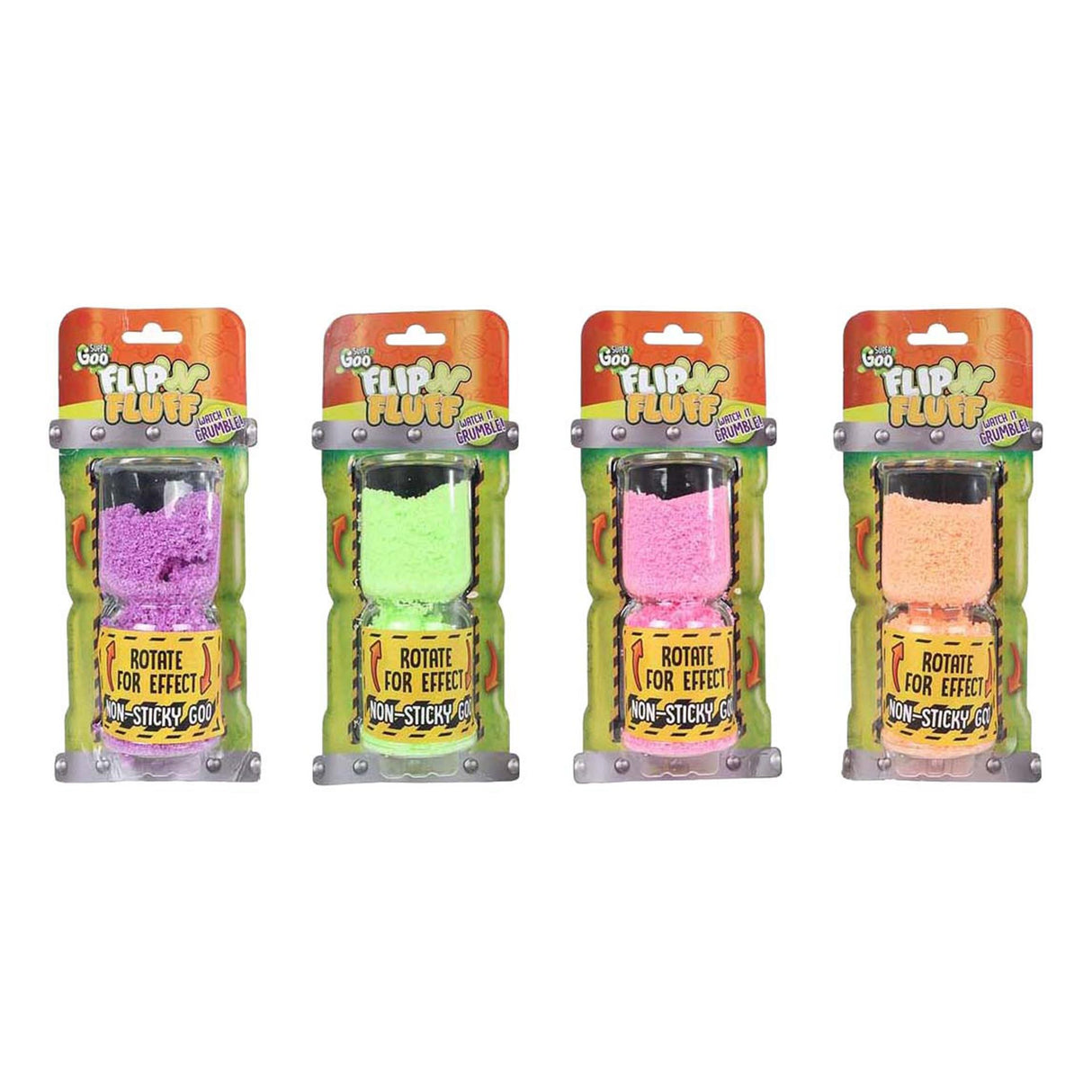 Super goo flip 'n fluff krummer 25gr 4 assorteret
