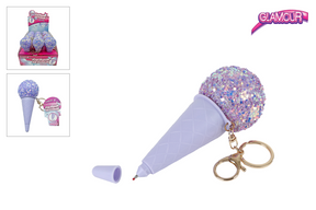 Glamour pen-is på nøglering