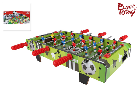 Spil i dag fodboldbord 9 mod 9 med 2 bolde 59,5x30,5x13,5cm