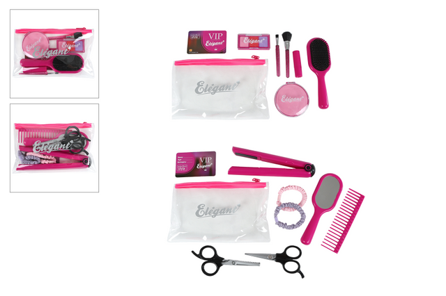 Haar make-up set in etui 7-8dlg 2ass