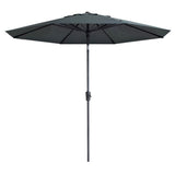 Madison Parasol Paros II luksus 300 cm grå