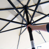 Madison Parasol Denia 200x200 cm grå