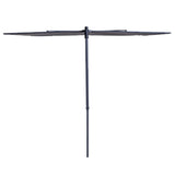 Madison Balkon Parasol Sun Wave 270x150 cm Sapphire Blue