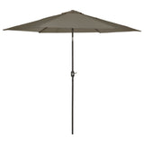 Madison Parasol Tenerife runde 300 cm grå