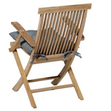 Madison Seat Pushion Basic Toscana 46x46 cm grå