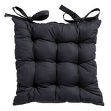 Madison Seat Pushion Basic Toscana 46x46 cm sort