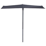 Madison Balkon Parasol Sun Wave 270x150 cm Grå PAC3P014