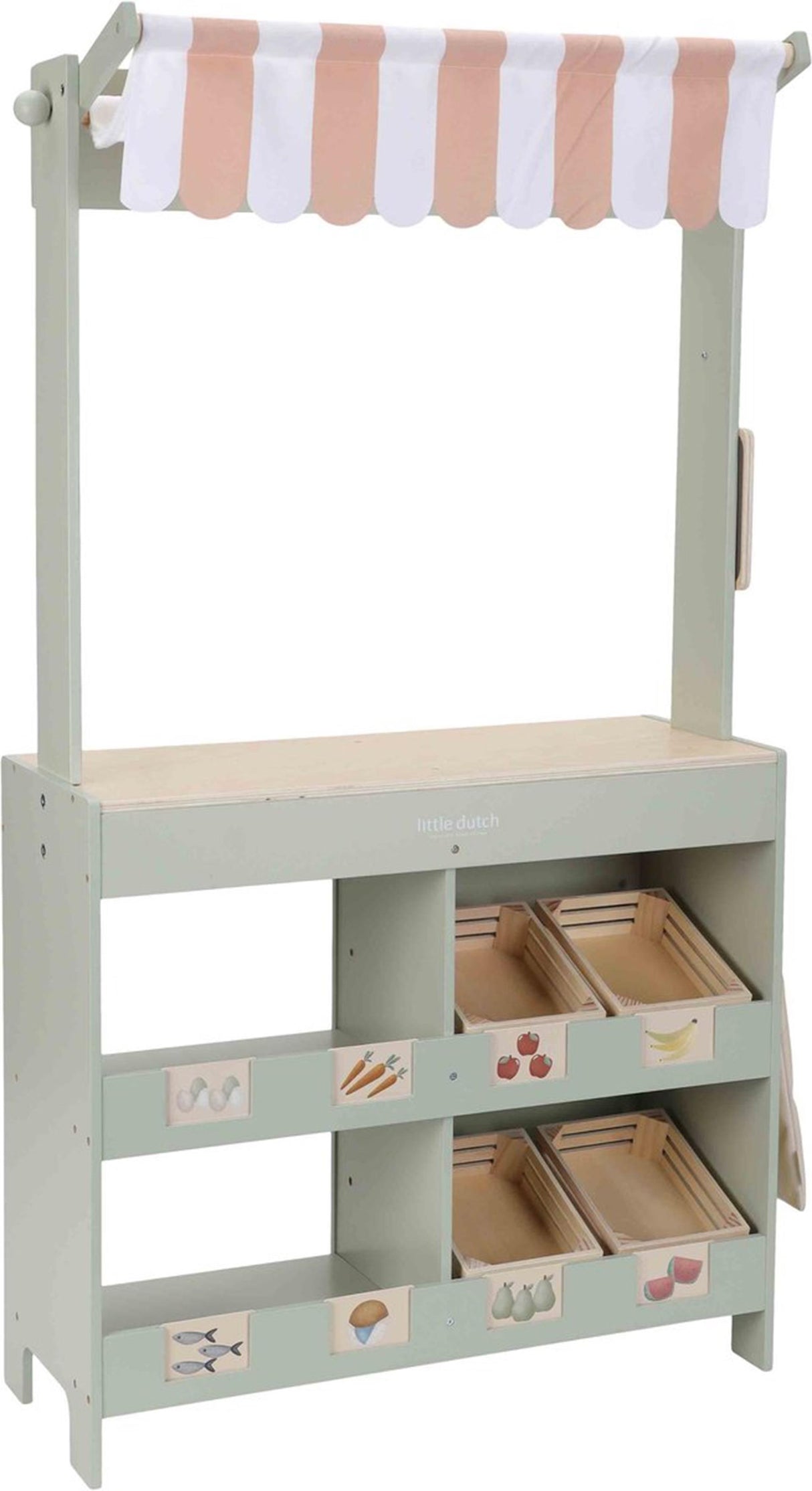 Lille hollandsk markedsbod - 16 stk