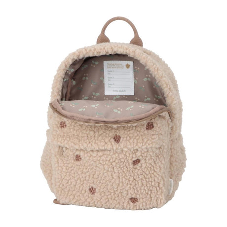 Lille hollandsk bamse rygsæk taupe 23x7,6x30,5cm