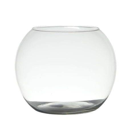 Hakbijl glass glazen bubble bol vaas h20xø25cm