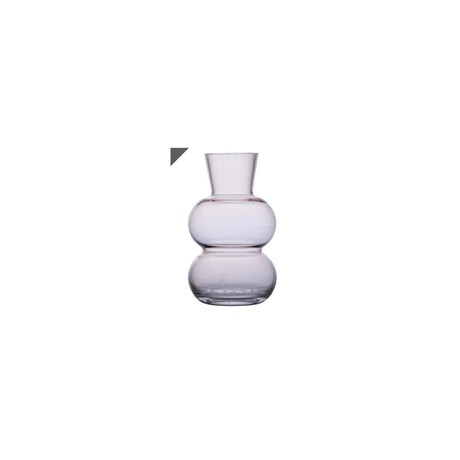 B-living vase glas amalia ø12x20cm beige