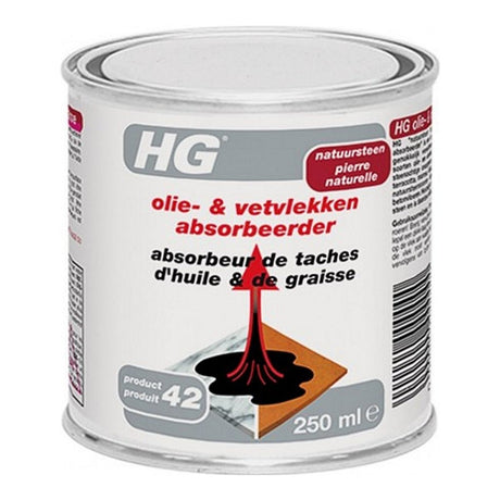 Hg fliser og natursten olie og fedtplet absorber (produkt 42) 250ml