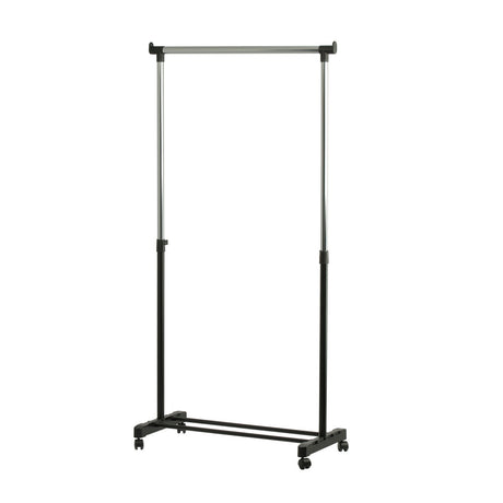 V-delt tøjstativ 84x170x43 cm sort