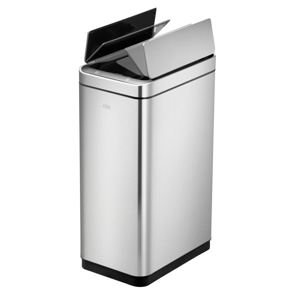 Eko deluxe fantomsensor affaldsspand 30l mat rustfrit stål