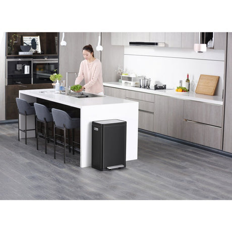 Eko x-cube pedalspand 2x20l sort