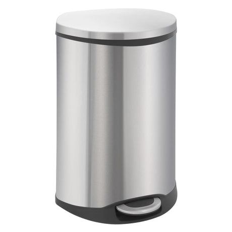 Eko Pedal Bin Shell 50 L Mat Silver Colored